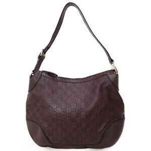 Gucci Guccissima leather Charlotte hobo bag Brown